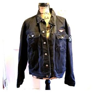 Harley Davidson Black Denim Jacket